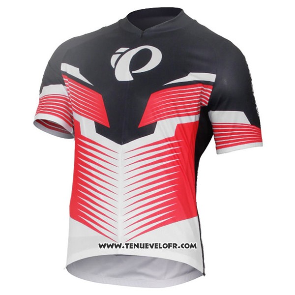 2017 Maillot Ciclismo Pearl Izumi Blanc et Rouge Manches Courtes et Cuissard